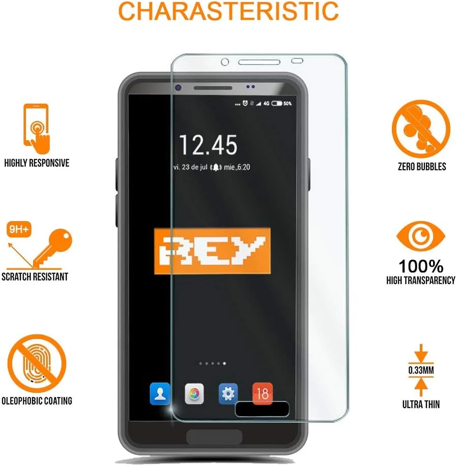 REY 3 x Anti-Shock Screen Protectors and Case for Oneplus 13, Tempered Glass and Silicone TPU with High Resistance REY 3 x Anti-Shock Screen Protectors and Case for Oneplus 13, Tempered Glass and Silicone TPU with High Resistance