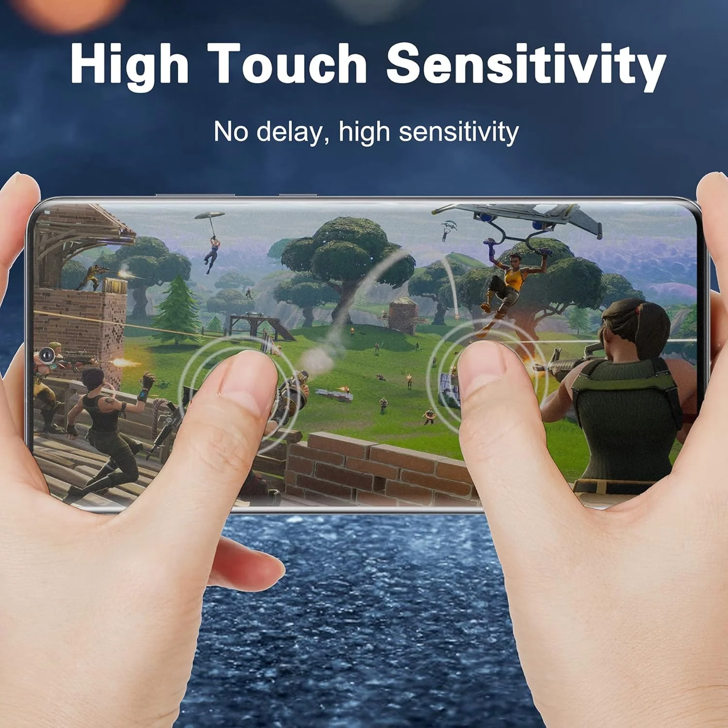 [بسته 2+1 عددی] محافظ صفحه نمایش برای OnePlus 13، 2 عدد محافظ صفحه نمایش شیشه ای حرارت دیده 9H + 1 عدد محافظ لنز دوربین شیشه ای، پشتیبانی از حسگر اثر انگشت نصب آسان فیلم HD سازگار با OnePlus 13