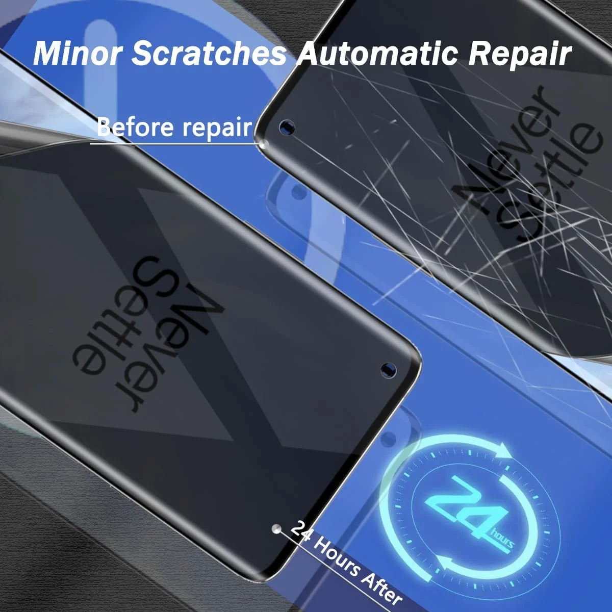 محافظ صفحه نمایش Zerrshoo برای OnePlus 8 Pro، فیلم انعطاف پذیر ضد جاسوسی، 1 عدد، محافظ OnePlus 8 Pro [غیر شیشه ای]، محافظ حریم خصوصی ضد خش برای OnePlus 8 Pro