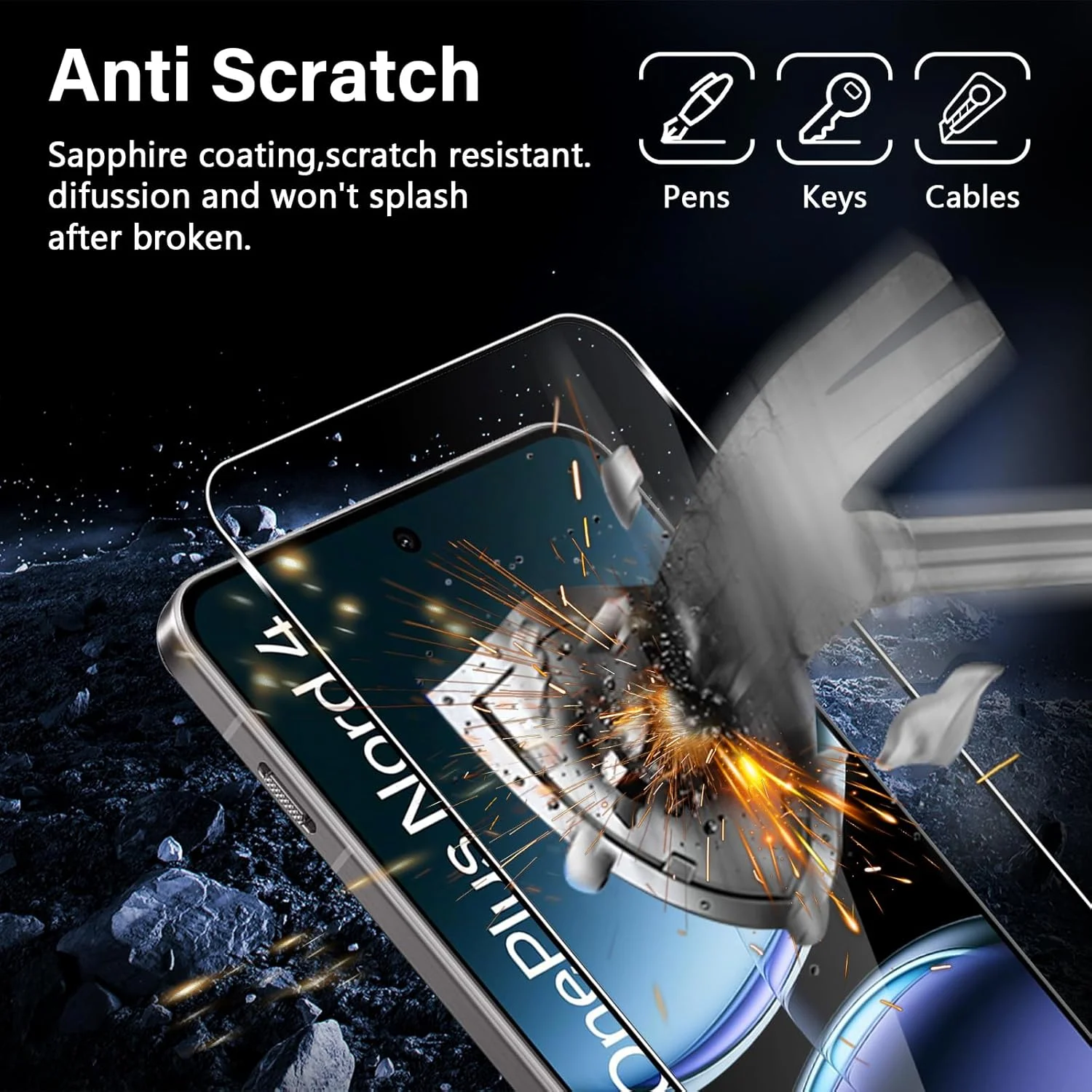 محافظ صفحه نمایش Funrae برای وان پلاس نورد 4 5G از جنس شیشه حرارت دیده با محافظت از دوربین، 2 عدد فیلم 0.33 میلی متری با سختی 9H و 2 عدد محافظ دوربین فوق شفاف، محافظ صفحه نمایش ضد خش HD محافظ صفحه نمایش Funrae برای وان پلاس نورد 4 5G از جنس شیشه حرارت دیده با محافظت از دوربین، 2 عدد فیلم 0.33 میلی متری با سختی 9H و 2 عدد محافظ دوربین فوق شفاف، محافظ صفحه نمایش ضد خش HD