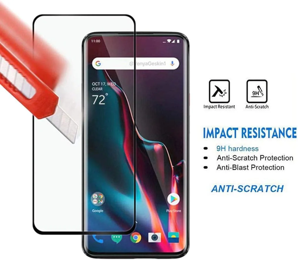 محافظ صفحه نمایش شیشه ای حرارت دیده شفاف Staron Ultra HD برای گوشی وان پلاس 7 پرو 6.7 اینچ