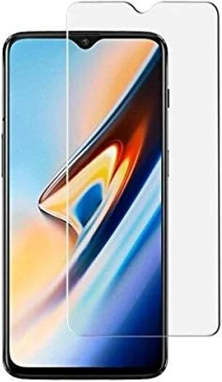 محافظ صفحه نمایش شیشه ای حرارت دیده شفاف 2.5 بعدی مناسب برای وان پلاس 6T (1/6T) 6.41 اینچ