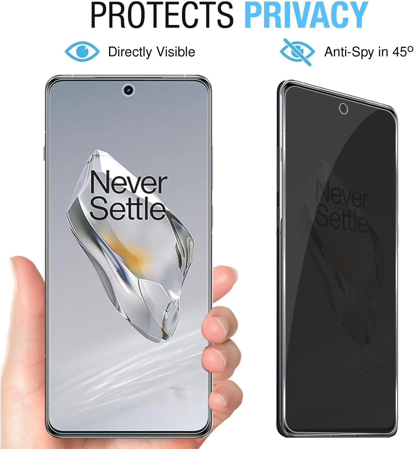 محافظ صفحه نمایش حریم خصوصی و محافظ لنز دوربین Anbzsign برای OnePlus 12 5G، محافظ صفحه نمایش حریم خصوصی انعطاف پذیر ضد جاسوسی، سختی 9H ضد خش بدون حباب محافظ صفحه نمایش حریم خصوصی و محافظ لنز دوربین Anbzsign برای OnePlus 12 5G، محافظ صفحه نمایش حریم خصوصی انعطاف پذیر ضد جاسوسی، سختی 9H ضد خش بدون حباب