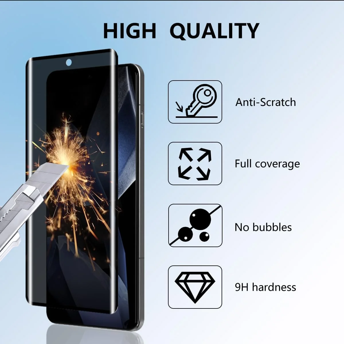 محافظ صفحه نمایش حریم خصوصی Bekiikoo برای Oneplus 13، شیشه حرارت دیده، فیلم ضد جاسوسی، حریم خصوصی 38 درجه، سختی 9H، 1 عدد محافظ صفحه نمایش حریم خصوصی Bekiikoo برای Oneplus 13، شیشه حرارت دیده، فیلم ضد جاسوسی، حریم خصوصی 38 درجه، سختی 9H، 1 عدد