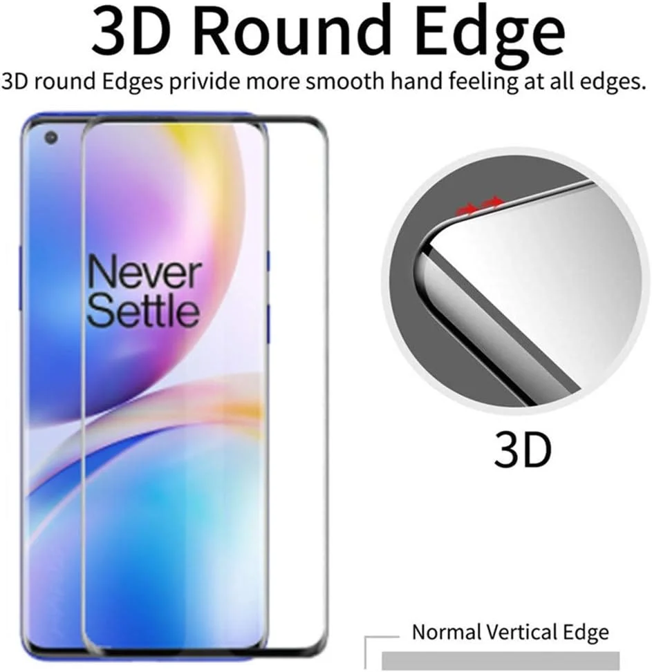 محافظ صفحه نمایش شیشه ای حرارت دیده آیسلان برای وان پلاس 8، پوشش کامل سه بعدی منحنی، مقاوم در برابر خراش، محافظ صفحه نمایش شفاف برای گوشی وان پلاس 8 (2 عدد) محافظ صفحه نمایش شیشه ای حرارت دیده آیسلان برای وان پلاس 8، پوشش کامل سه بعدی منحنی، مقاوم در برابر خراش، محافظ صفحه نمایش شفاف برای گوشی وان پلاس 8 (2 عدد)