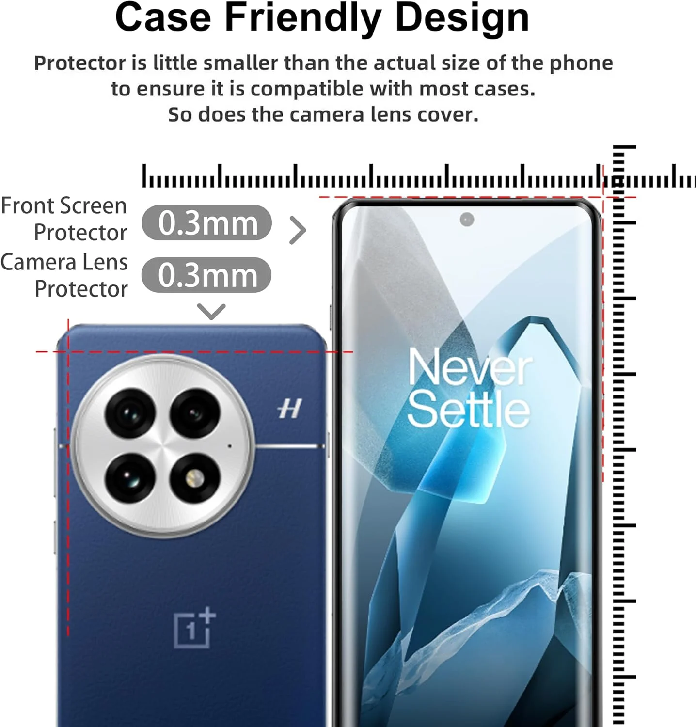 محافظ صفحه نمایش Effcotuo برای OnePlus 13: شیشه حرارت دیده، سختی 9H، مقاوم در برابر خراش، فوق العاده نازک، نصب آسان، 1 عدد محافظ صفحه نمایش Effcotuo برای OnePlus 13: شیشه حرارت دیده، سختی 9H، مقاوم در برابر خراش، فوق العاده نازک، نصب آسان، 1 عدد