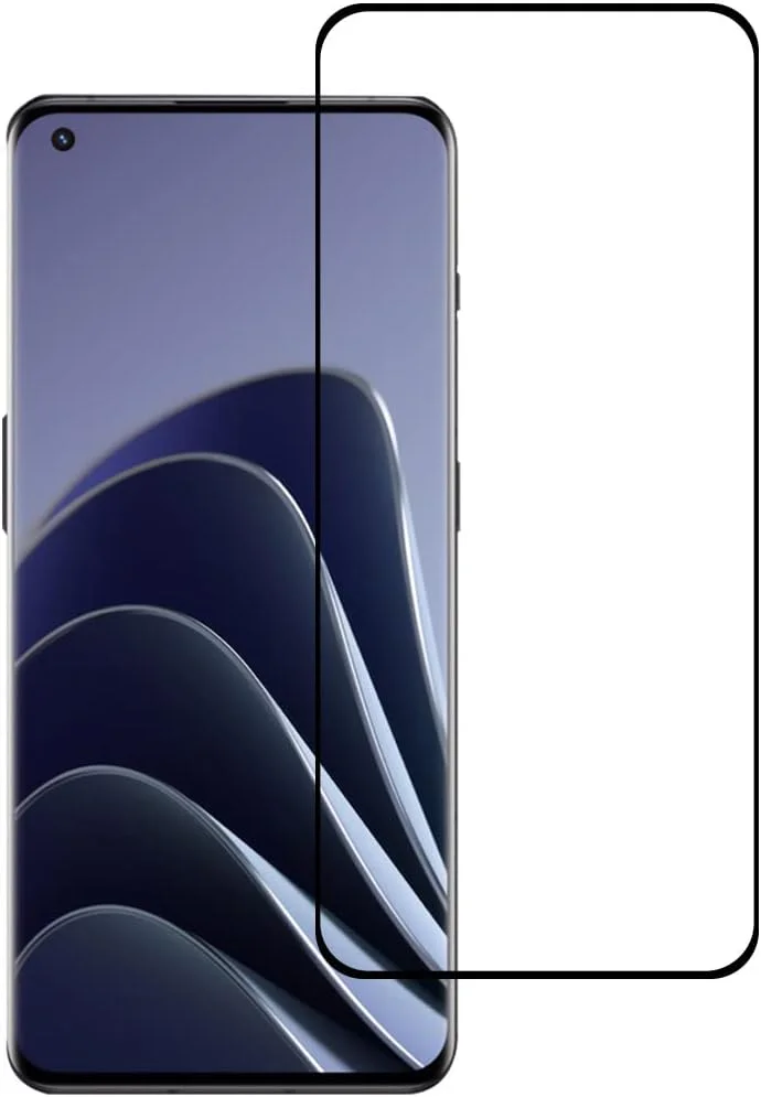 محافظ صفحه نمایش Al-HuTrusHi سازگار با OnePlus 10 Pro 5G، شیشه حرارت دیده [ضد تابش نور] [پوشش کامل HD] [نصب آسان] [سختی 9H] [حساس به لمس] [ضد خرد شدن]
