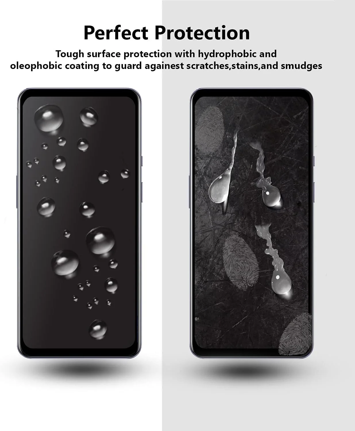 محافظ صفحه نمایش Al-HuTrusHi سازگار با OnePlus 10 Pro 5G، شیشه حرارت دیده [ضد تابش نور] [پوشش کامل HD] [نصب آسان] [سختی 9H] [حساس به لمس] [ضد خرد شدن]