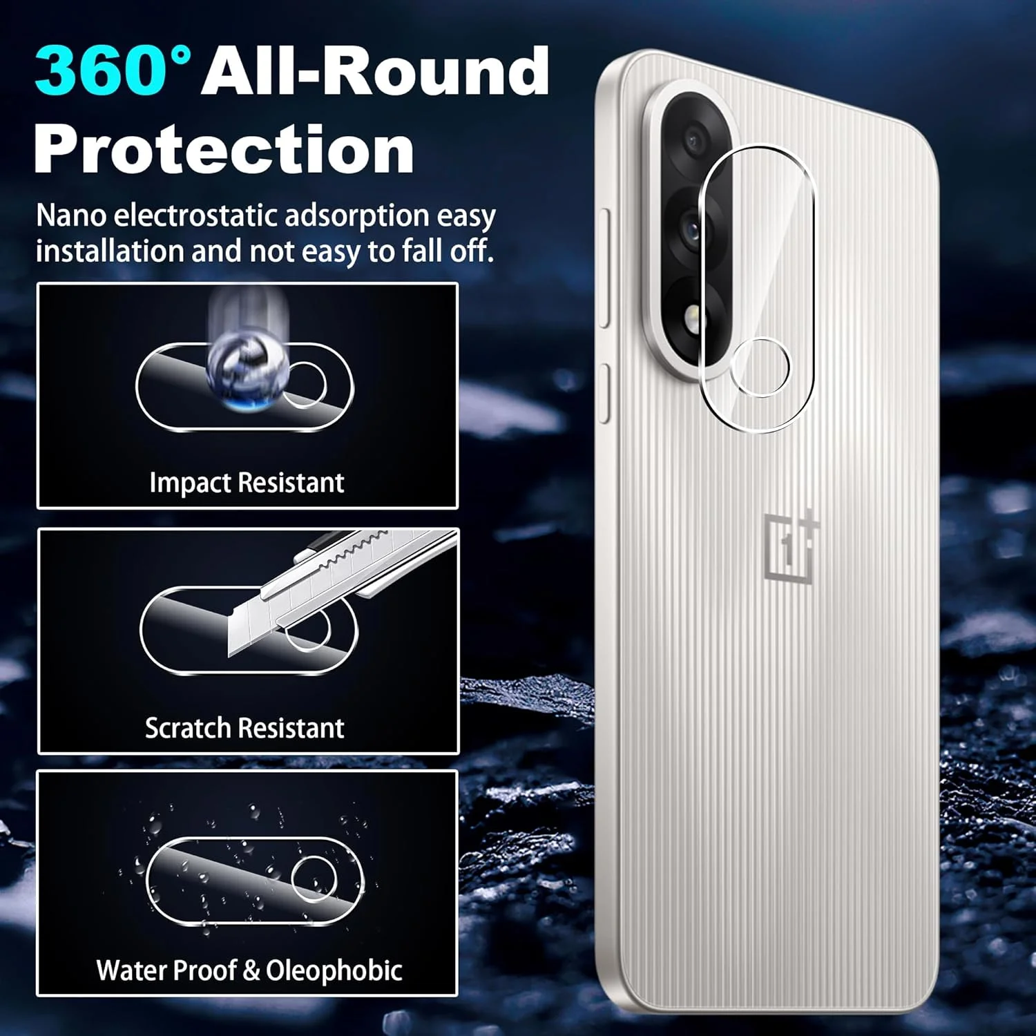 محافظ صفحه نمایش FDHYFGDY برای OnePlus Nord 5 شیشه حرارت دیده، محافظت از دوربین و فیلم محافظ شیشه ای، سختی 9H، ضد خش برای OnePlus Nord 5 محافظ صفحه نمایش FDHYFGDY برای OnePlus Nord 5 شیشه حرارت دیده، محافظت از دوربین و فیلم محافظ شیشه ای، سختی 9H، ضد خش برای OnePlus Nord 5