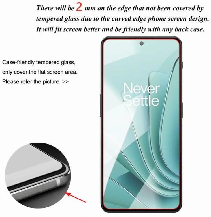 محافظ صفحه نمایش شیشه ای حرارت دیده با سختی 9H و جذب خودکار سازگار با OnePlus 11R / Ace 2 / Ace 2V (OnePlus 11R (5G)) محافظ صفحه نمایش شیشه ای حرارت دیده با سختی 9H و جذب خودکار سازگار با OnePlus 11R / Ace 2 / Ace 2V (OnePlus 11R (5G))