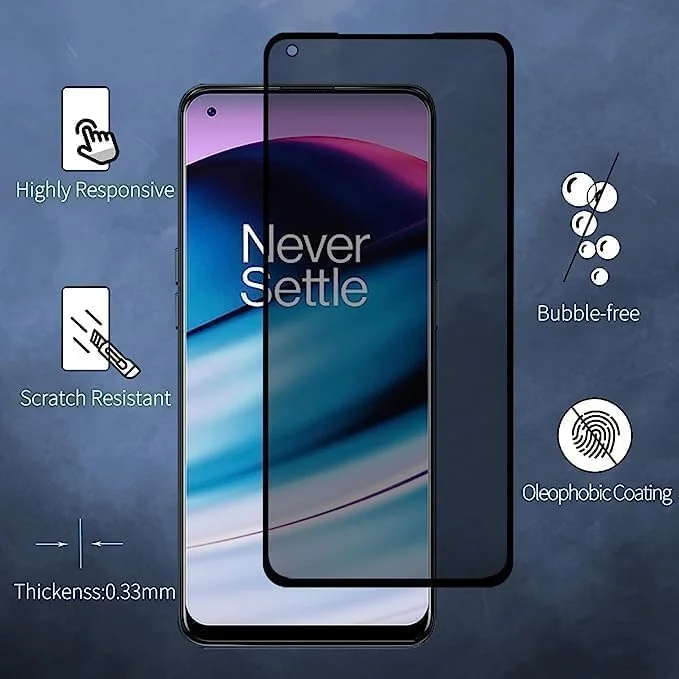 محافظ صفحه نمایش حریم خصوصی 5D شیشه ای حرارت دیده MUNTAQI برای OnePlus - محافظ صفحه نمایش ضد جاسوسی، پوشش کامل لبه به لبه، ضد اثر انگشت، بدون حباب، وضوح HD برای OnePlus (ONEPLUS 9R) محافظ صفحه نمایش حریم خصوصی 5D شیشه ای حرارت دیده MUNTAQI برای OnePlus - محافظ صفحه نمایش ضد جاسوسی، پوشش کامل لبه به لبه، ضد اثر انگشت، بدون حباب، وضوح HD برای OnePlus (ONEPLUS 9R)