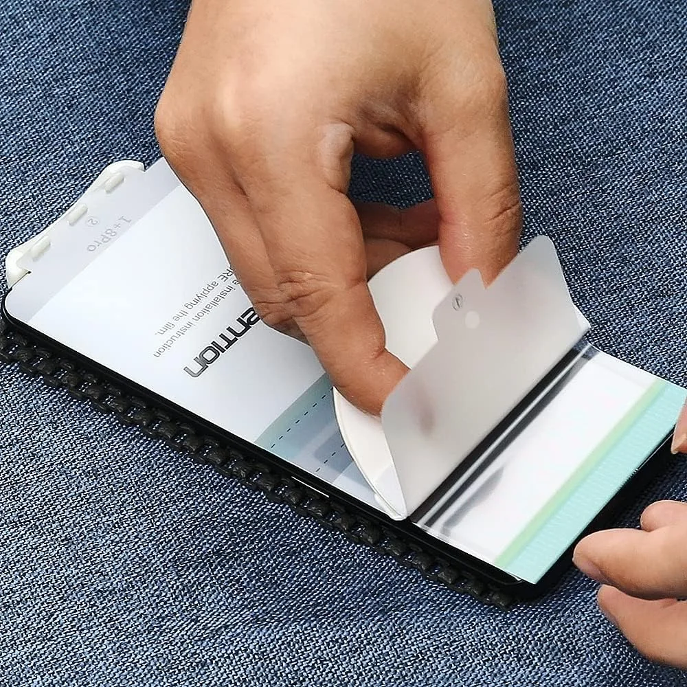 محافظ صفحه نمایش انعطاف پذیر TPU آی بی ویند برای وان پلاس 8 پرو، 2 عدد، به همراه 1 عدد محافظ لنز دوربین، 1 عدد محافظ پشت گوشی [نصب آسان]