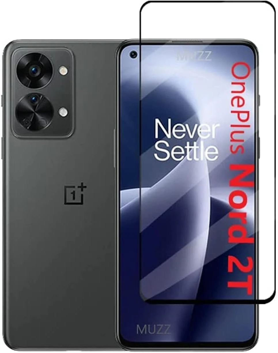 محافظ صفحه نمایش شیشه ای حرارت دیده ضد خش Muzz برای OnePlus Nord 2T