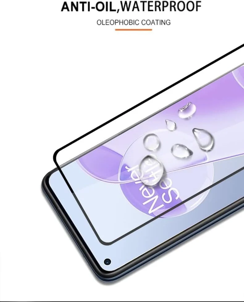 محافظ صفحه نمایش شیشه ای حرارت دیده ضد خش Muzz برای OnePlus Nord 2T محافظ صفحه نمایش شیشه ای حرارت دیده ضد خش Muzz برای OnePlus Nord 2T