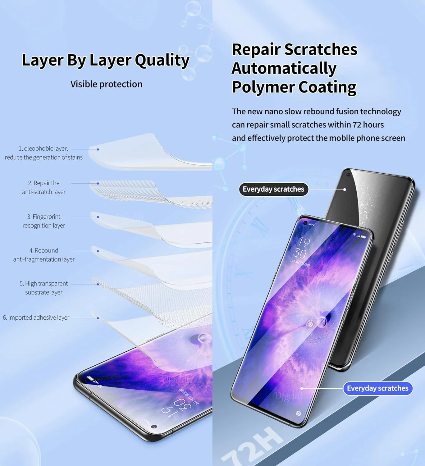 بسته 2 عددی محافظ صفحه نمایش هیدروژل Snailcanfly برای OnePlus 13 5G با صفحه نمایش 6.82 اینچی، محافظ صفحه نمایش بسیار حساس، ضد انفجار، انعطاف پذیر، محافظ صفحه نمایش TPU شفاف، غیر شیشه ای بسته 2 عددی محافظ صفحه نمایش هیدروژل Snailcanfly برای OnePlus 13 5G با صفحه نمایش 6.82 اینچی، محافظ صفحه نمایش بسیار حساس، ضد انفجار، انعطاف پذیر، محافظ صفحه نمایش TPU شفاف، غیر شیشه ای