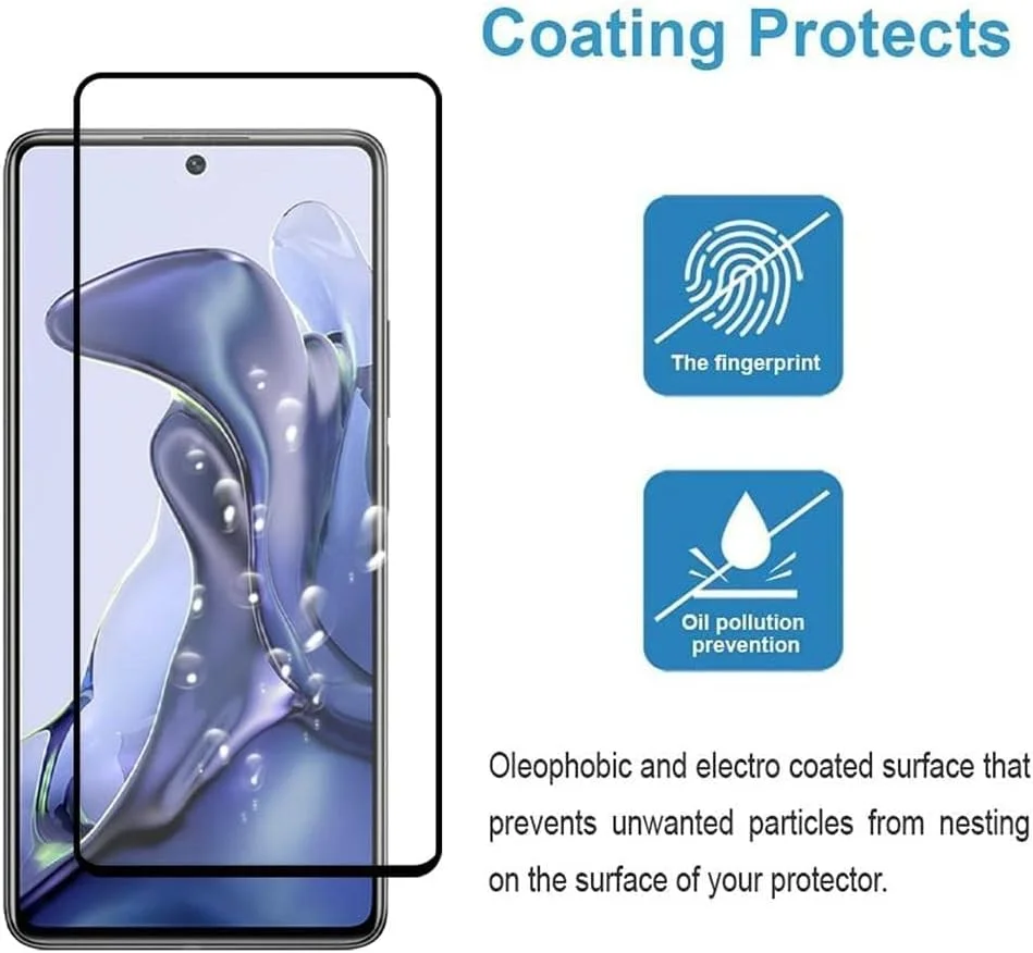 محافظ صفحه نمایش شیشه ای حرارت دیده ضد خش Muzz برای OnePlus Nord 2T محافظ صفحه نمایش شیشه ای حرارت دیده ضد خش Muzz برای OnePlus Nord 2T