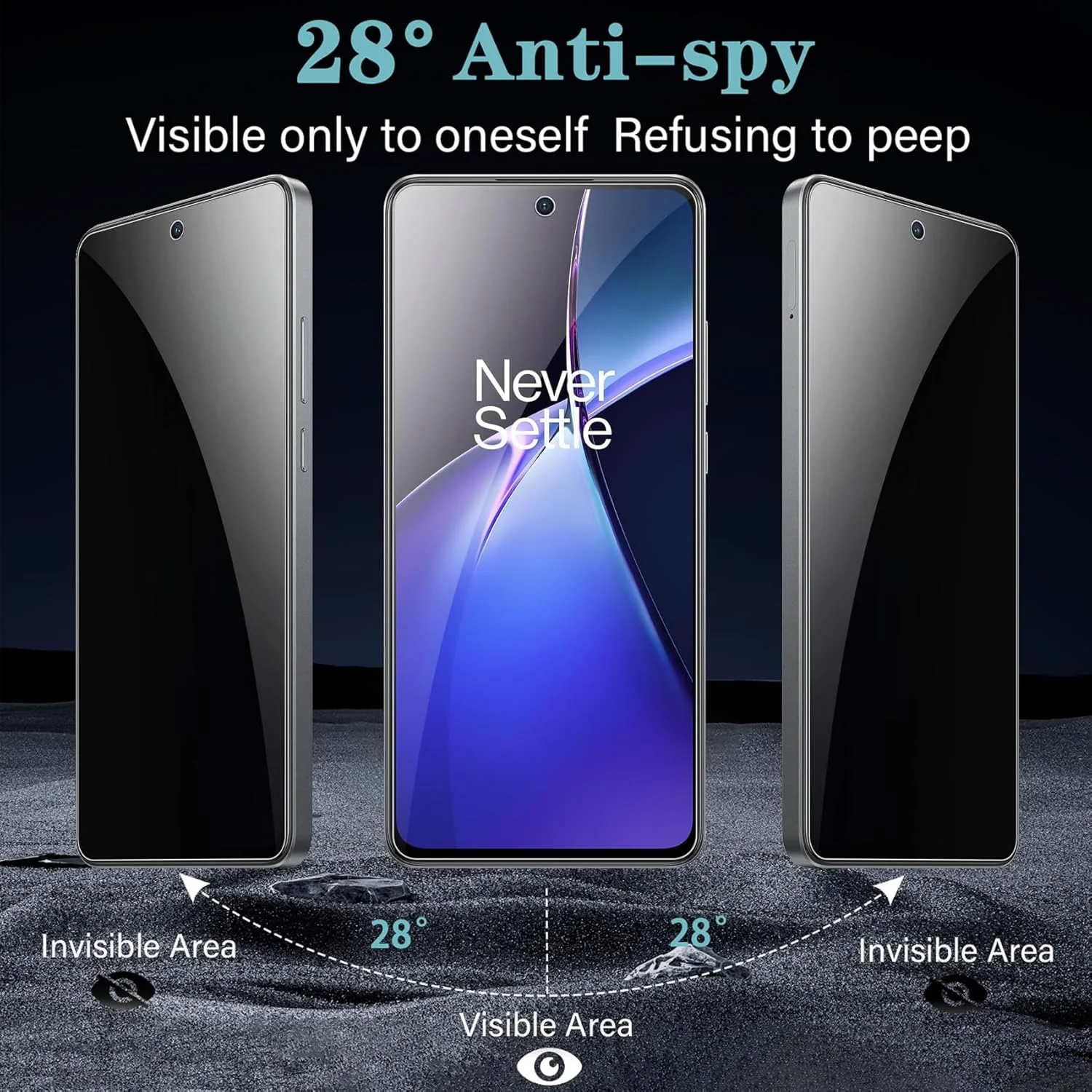 محافظ صفحه نمایش حریم خصوصی Vuciya بسته 3 عددی سازگار با OnePlus Nord CE4 Lite، فیلم محافظ ضد جاسوسی شیشه حرارت دیده سختی 9H ضد خش برای OnePlus Nord CE4 Lite محافظ صفحه نمایش حریم خصوصی Vuciya بسته 3 عددی سازگار با OnePlus Nord CE4 Lite، فیلم محافظ ضد جاسوسی شیشه حرارت دیده سختی 9H ضد خش برای OnePlus Nord CE4 Lite