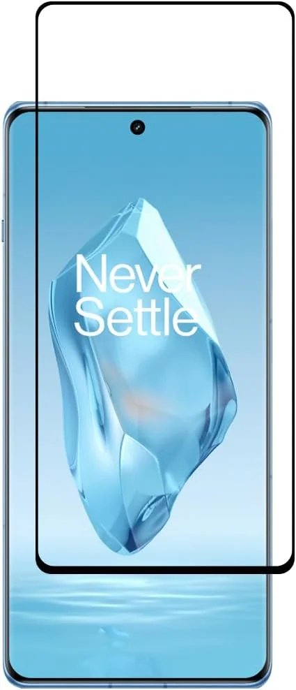 محافظ صفحه نمایش Al-HuTrusHi سازگار با OnePlus 12R، محافظ صفحه نمایش شیشه ای حرارت دیده [ضد تابش نور] [پوشش کامل HD] [نصب آسان] [سختی 9H]