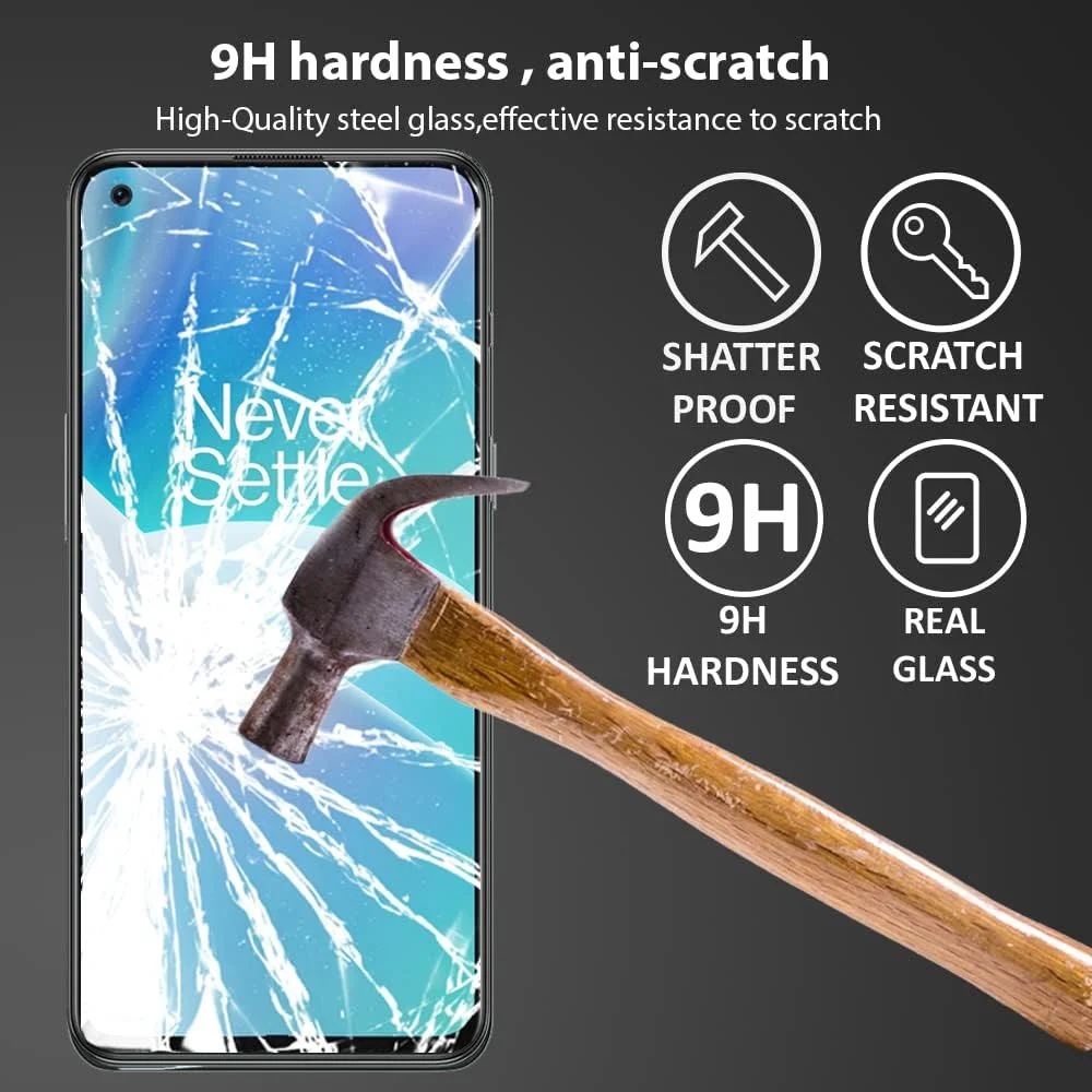 محافظ صفحه نمایش Al-HuTrusHi سازگار با OnePlus Nord N20 5G / OnePlus Nord 2T شیشه حرارت دیده [ضد تابش نور] [پوشش کامل HD] [نصب آسان] [حساس به لمس] [ضد خرد شدن]…