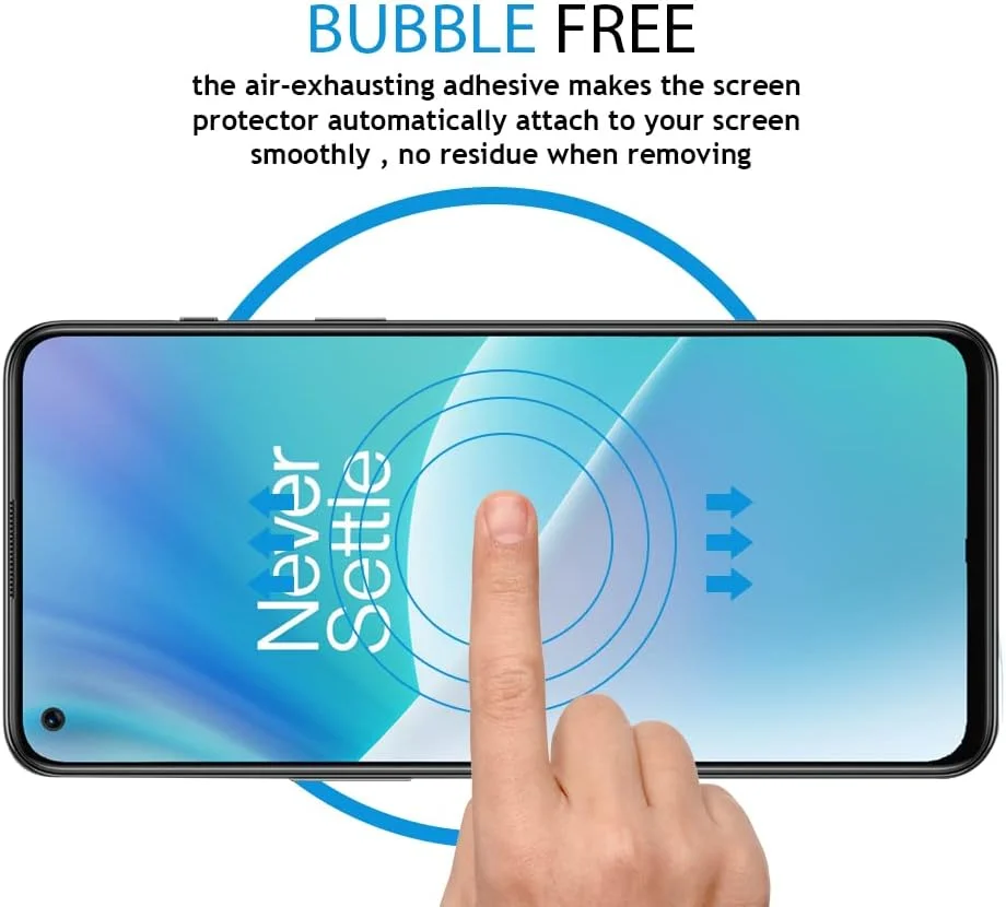 محافظ صفحه نمایش Al-HuTrusHi سازگار با OnePlus Nord N20 5G / OnePlus Nord 2T شیشه حرارت دیده [ضد تابش نور] [پوشش کامل HD] [نصب آسان] [حساس به لمس] [ضد خرد شدن]…