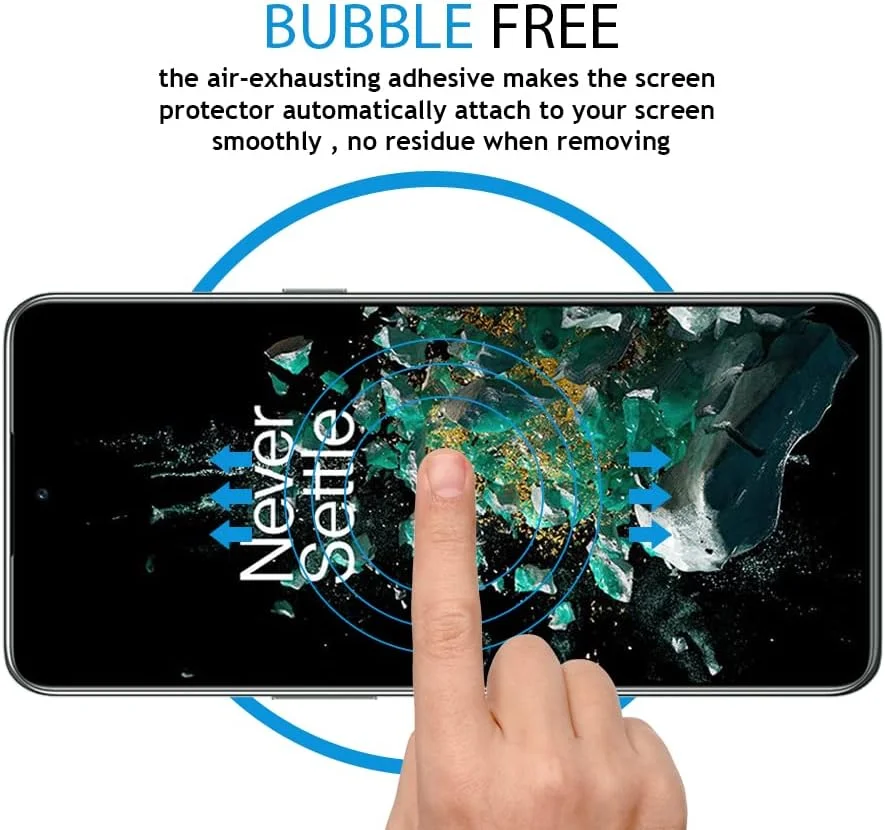 محافظ صفحه نمایش الحتروشی سازگار با OnePlus 10T / OnePlus Ace Pro، شیشه حرارت دیده [ضد تابش نور][پوشش کامل HD][نصب آسان][حساس به لمس][ضد خرد شدن]…