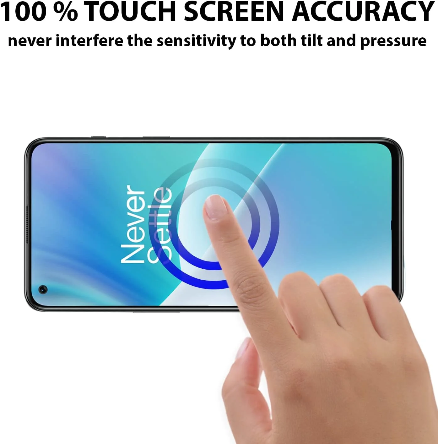 محافظ صفحه نمایش Al-HuTrusHi سازگار با OnePlus Nord N20 5G / OnePlus Nord 2T شیشه حرارت دیده [ضد تابش نور] [پوشش کامل HD] [نصب آسان] [حساس به لمس] [ضد خرد شدن]…