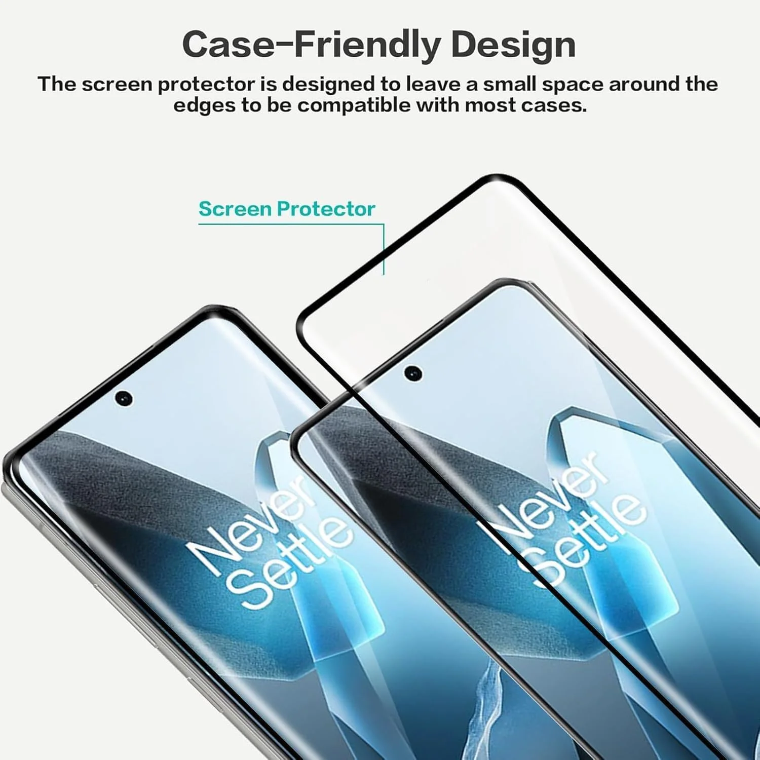 محافظ صفحه نمایش Zubitech برای Oneplus 13 5G، شیشه حرارت دیده با چسب کامل، پوشش لبه به لبه، سختی 9H، ضد اثر انگشت، لبه های گرد منحنی، ضد خش برای 1 + 13 5G محافظ صفحه نمایش Zubitech برای Oneplus 13 5G، شیشه حرارت دیده با چسب کامل، پوشش لبه به لبه، سختی 9H، ضد اثر انگشت، لبه های گرد منحنی، ضد خش برای 1 + 13 5G