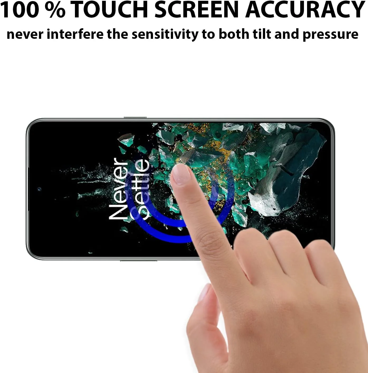 محافظ صفحه نمایش الحتروشی سازگار با OnePlus 10T / OnePlus Ace Pro، شیشه حرارت دیده [ضد تابش نور][پوشش کامل HD][نصب آسان][حساس به لمس][ضد خرد شدن]…