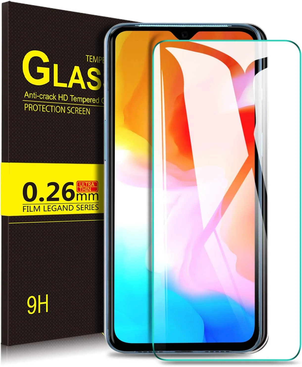 محافظ صفحه نمایش شیشه ای حرارت دیده کوگی برای وان پلاس 7T، سختی 9H، شفافیت HD، نصب آسان و بدون حباب، طراحی شده برای گوشی هوشمند وان پلاس 7T (شفاف)