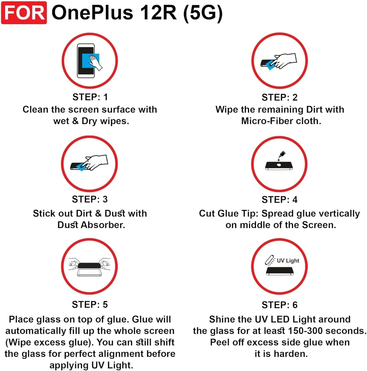 محافظ صفحه نمایش شیشه ای حرارتی UV ماز مناسب برای وان پلاس 12R (5G)، کیفیت فول اچ دی، پوشش کامل لبه به لبه، کیت نصب آسان، شفاف محافظ صفحه نمایش شیشه ای حرارتی UV ماز مناسب برای وان پلاس 12R (5G)، کیفیت فول اچ دی، پوشش کامل لبه به لبه، کیت نصب آسان، شفاف