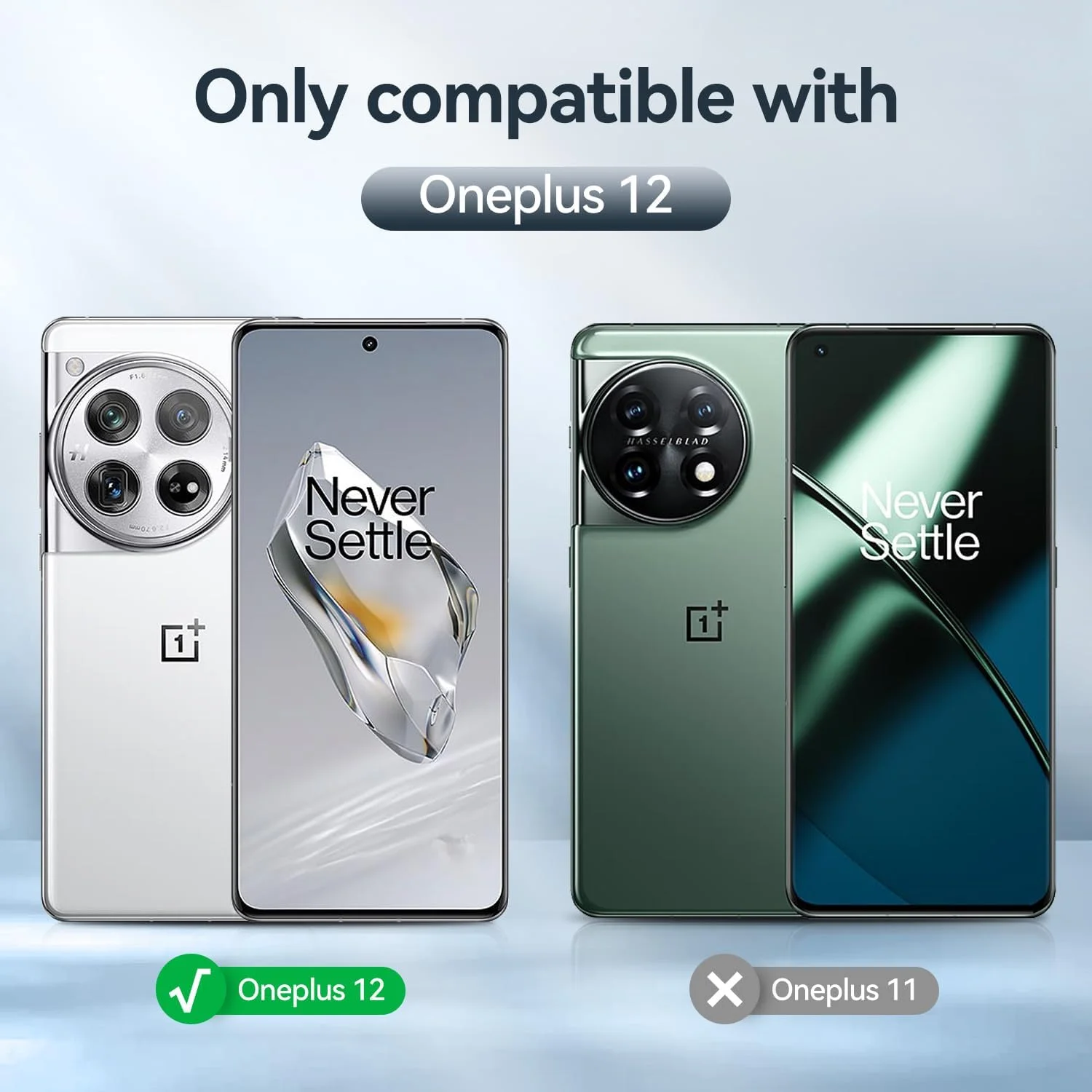 محافظ صفحه نمایش هیدروژل فوق العاده با کیفیت T Tersely، بسته 3 عددی، برای OnePlus 12 - محافظ صفحه نمایش TPU انعطاف پذیر و نشکن با حساسیت بالا و نصب بدون حباب - غیر شیشه ای