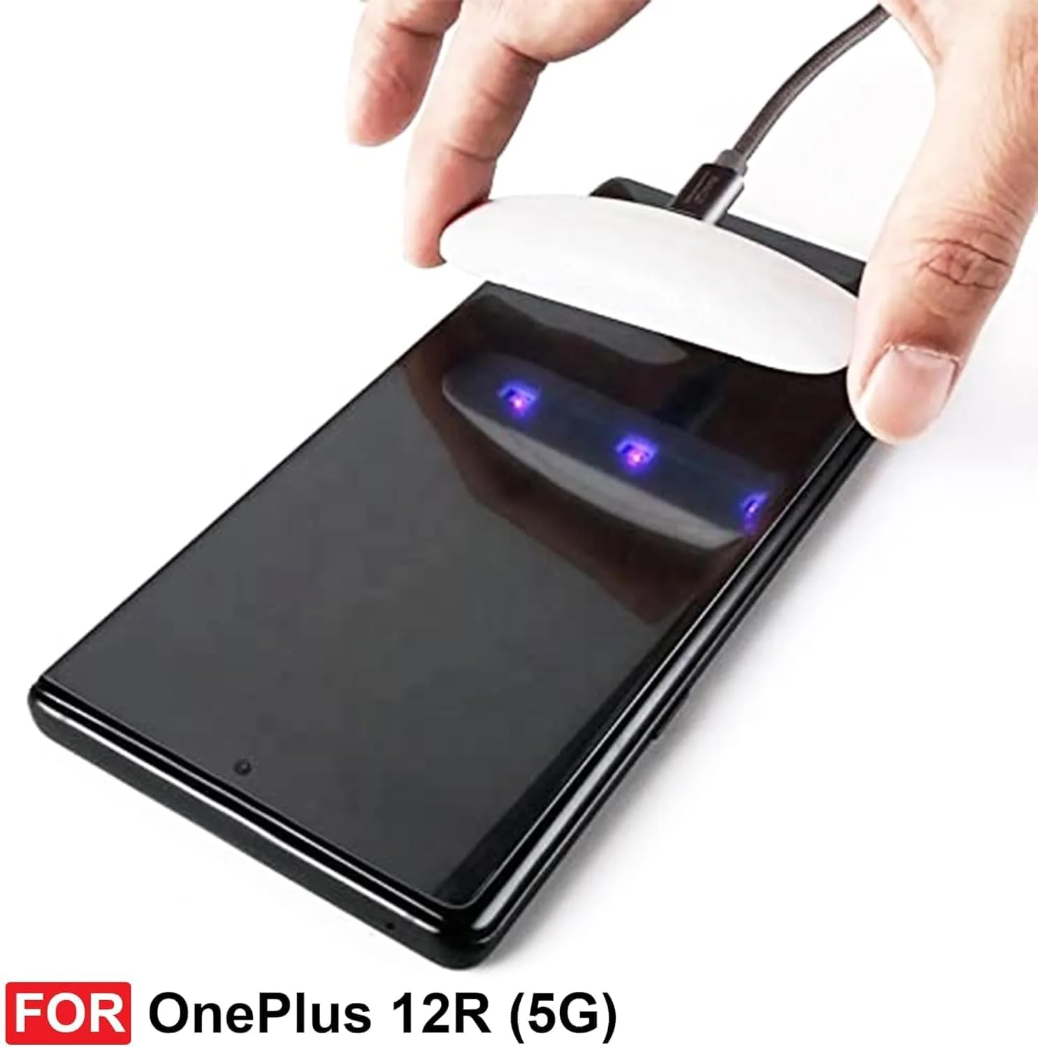 محافظ صفحه نمایش شیشه ای حرارتی UV ماز مناسب برای وان پلاس 12R (5G)، کیفیت فول اچ دی، پوشش کامل لبه به لبه، کیت نصب آسان، شفاف محافظ صفحه نمایش شیشه ای حرارتی UV ماز مناسب برای وان پلاس 12R (5G)، کیفیت فول اچ دی، پوشش کامل لبه به لبه، کیت نصب آسان، شفاف