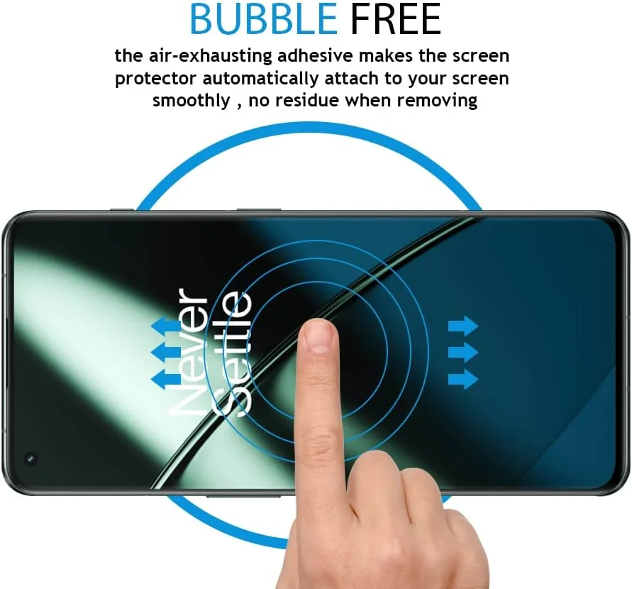 محافظ صفحه نمایش Al-HuTrusHi سازگار با محافظ صفحه نمایش OnePlus 11 شیشه حرارت دیده [ضد تابش نور] [پوشش کامل HD] [نصب آسان] [سختی 9H] [حساس به لمس] [ضد خرد شدن]…