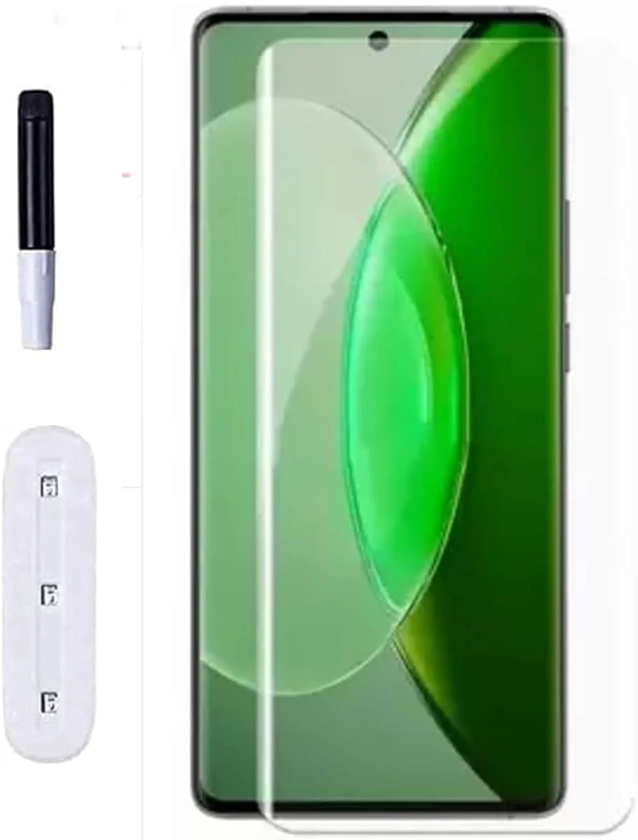 محافظ صفحه نمایش OnePlus 13، شیشه حرارت دیده [چسب کامل][پوشش کامل] [بدون حباب] [ضد خش] وضوح HD و حساسیت بالا برای OnePlus 13 5G (UV Clear)