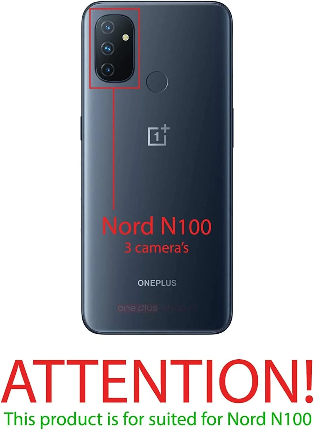 محافظ صفحه نمایش شیشه ای با چسب کامل و حرارت دیده، ضد اثر انگشت و مقاوم در برابر شکستن برای گوشی OnePlus Nord N100 از Nice.Store.UAE