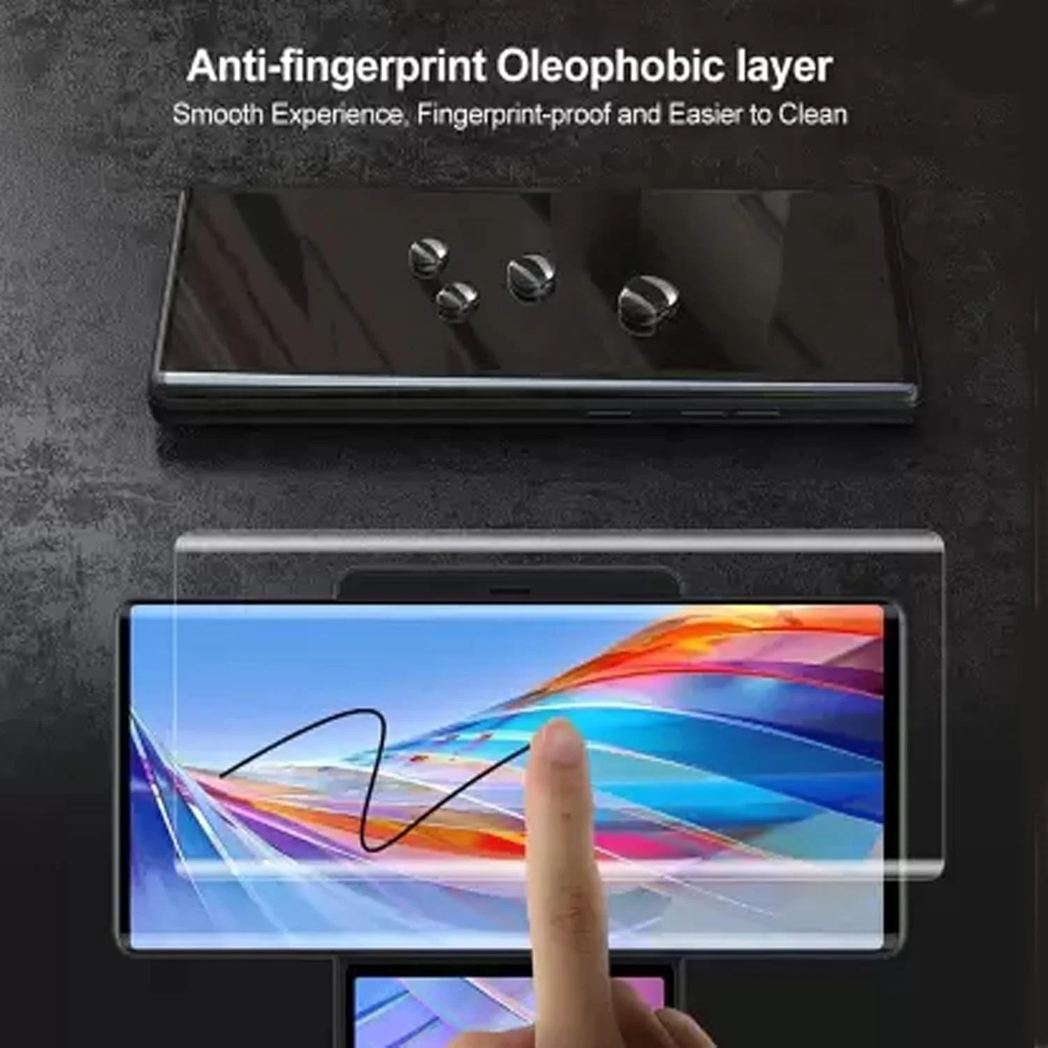 محافظ صفحه نمایش OnePlus 13، شیشه حرارت دیده [چسب کامل][پوشش کامل] [بدون حباب] [ضد خش] وضوح HD و حساسیت بالا برای OnePlus 13 5G (UV Clear)