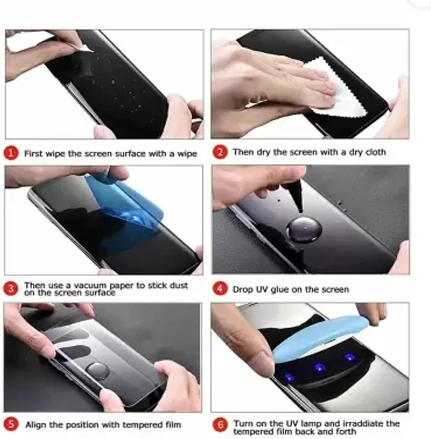 محافظ صفحه نمایش OnePlus 13، شیشه حرارت دیده [چسب کامل][پوشش کامل] [بدون حباب] [ضد خش] وضوح HD و حساسیت بالا برای OnePlus 13 5G (UV Clear)