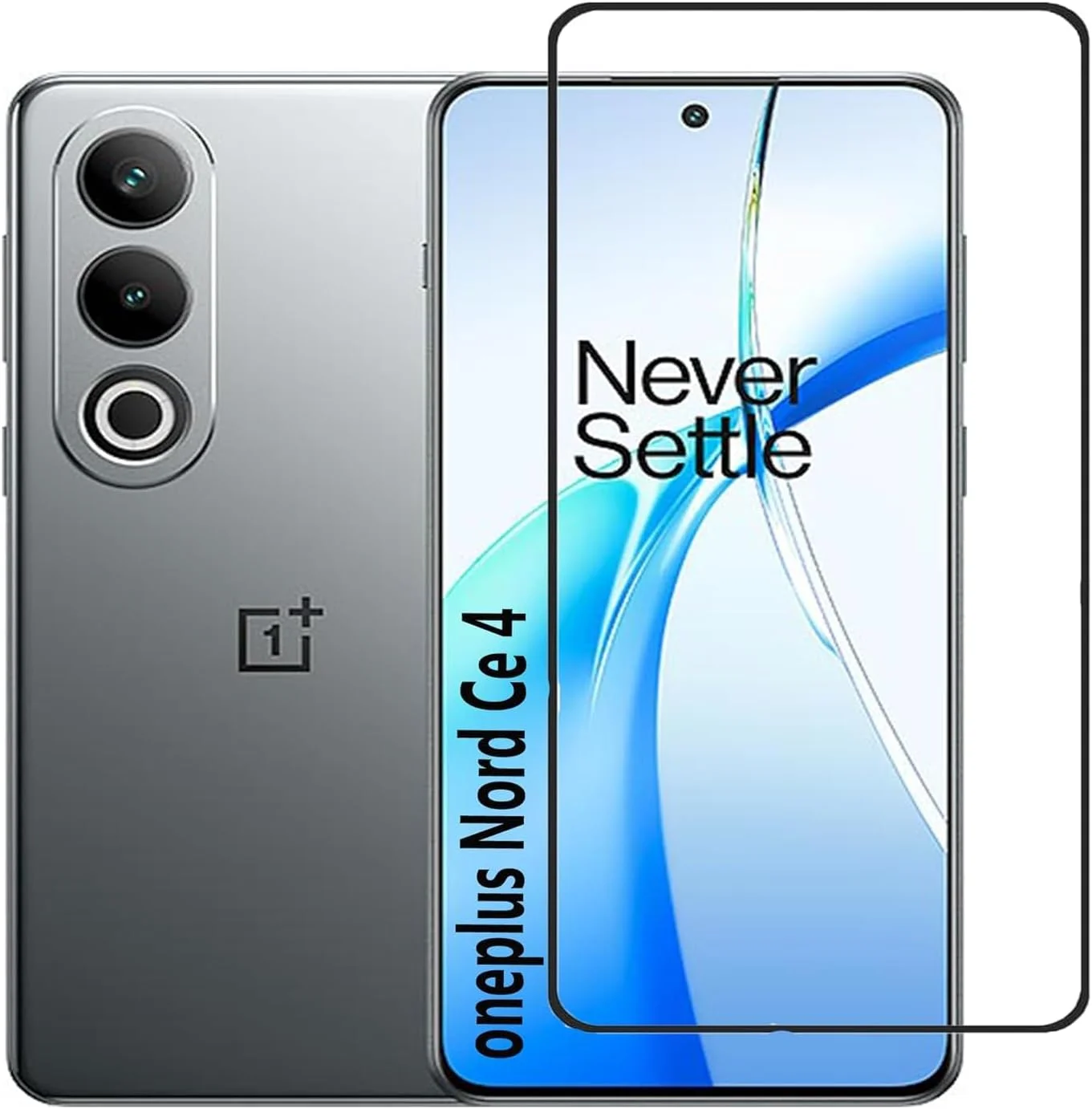 محافظ صفحه نمایش Zubitech برای Oneplus Nord CE 4 5G، محافظ صفحه شیشه ای حرارت دیده، شیشه لبه به لبه ضد اثر انگشت، شیشه صفحه نمایش ضد خش سه بعدی برای Oneplus Nord CE 4