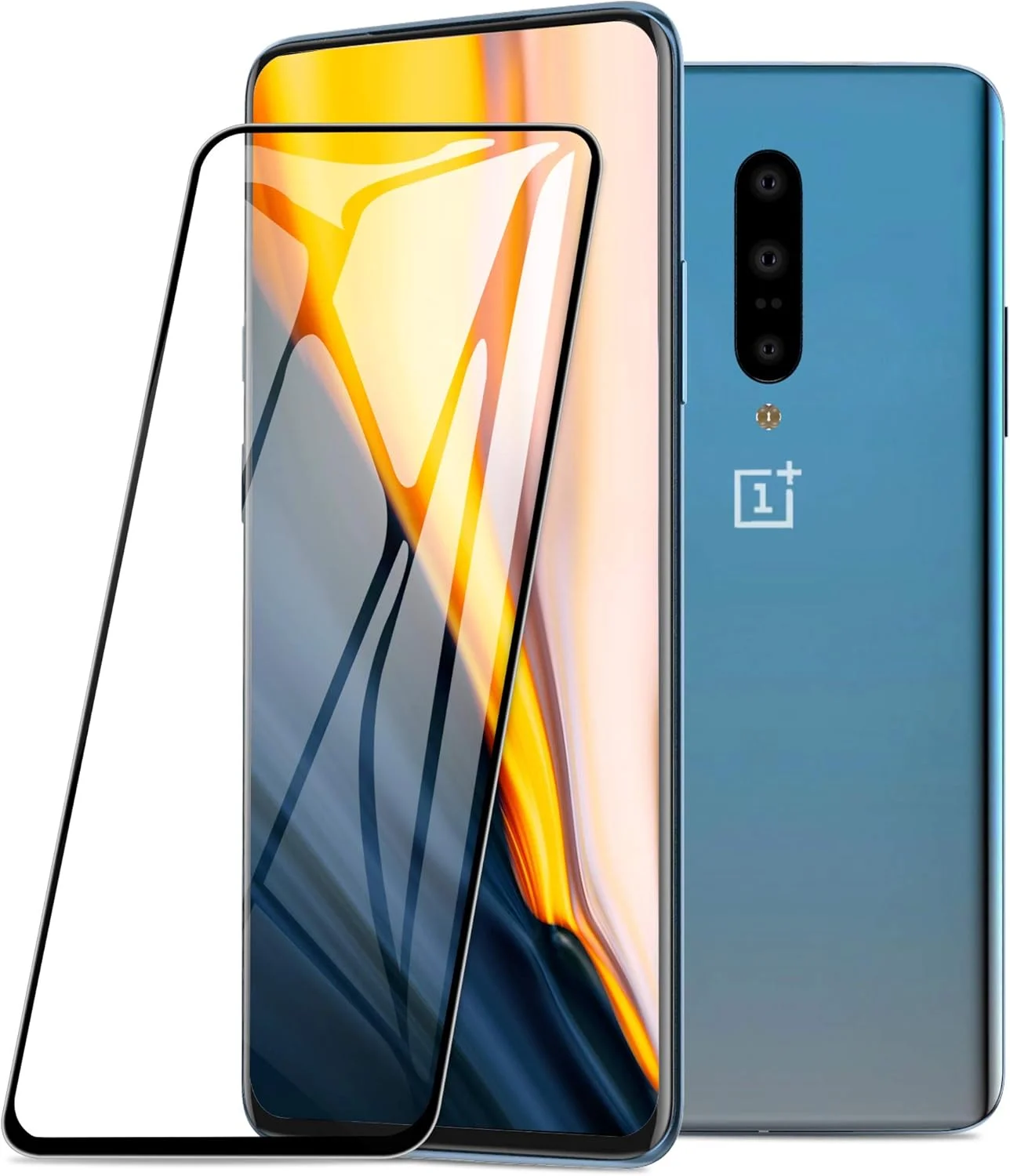 محافظ صفحه نمایش شیشه ای ELTD برای OnePlus 7 Pro، [سختی 9H]، فیلم محافظ [پوشش کامل]، محافظ شیشه ای حرارت دیده شفاف HD ضد خرد شدن گوشی هوشمند (مشکی) (1 عدد)