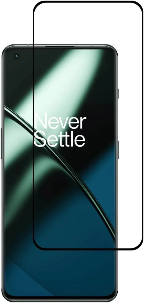 محافظ صفحه نمایش Al-HuTrusHi سازگار با محافظ صفحه نمایش OnePlus 11 شیشه حرارت دیده [ضد تابش نور] [پوشش کامل HD] [نصب آسان] [سختی 9H] [حساس به لمس] [ضد خرد شدن] چسب کامل