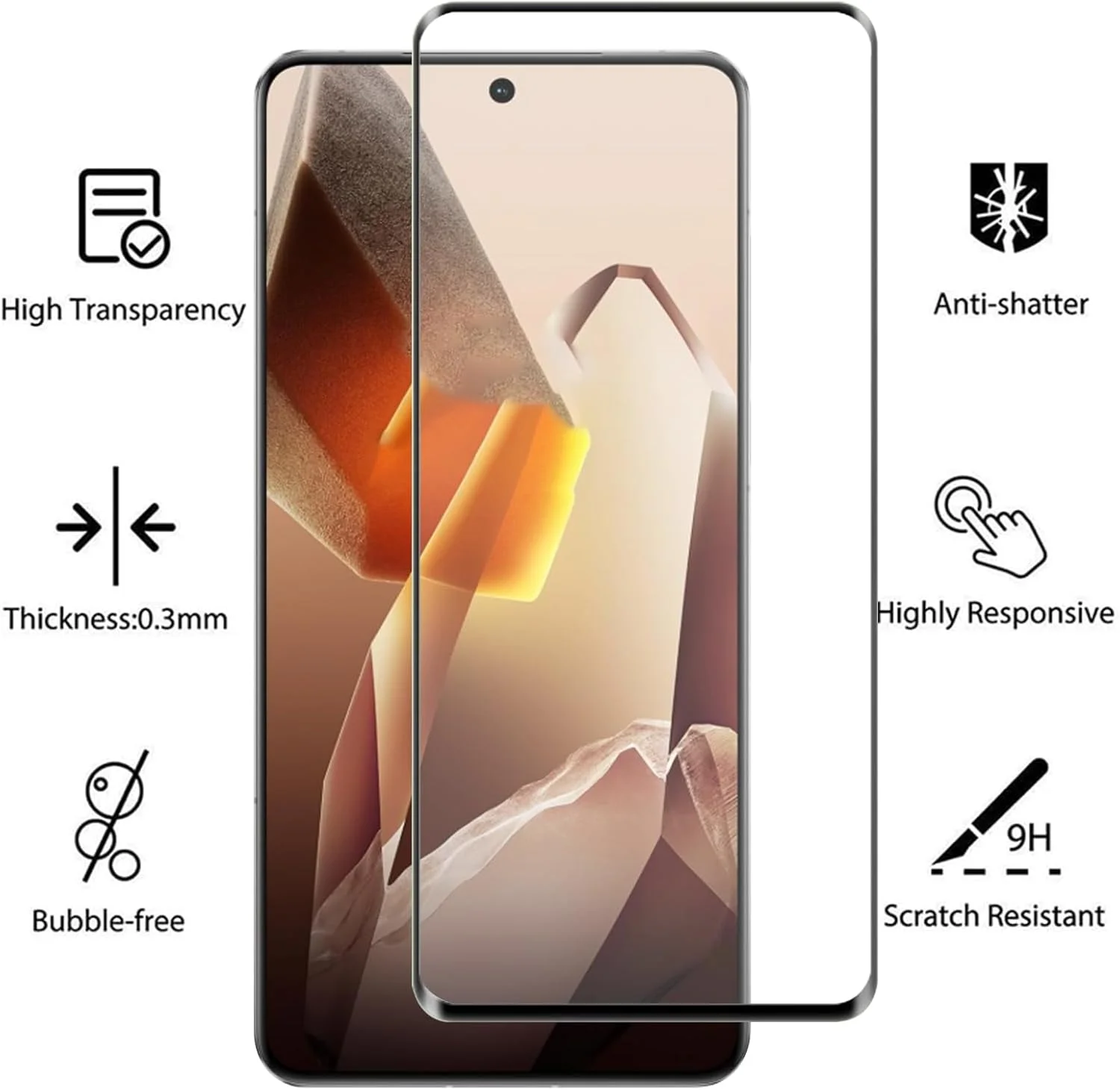 محافظ صفحه نمایش شیشه ای و محافظ دوربین سازگار با Oneplus 13 (بسته 2+2 عددی)، فیلم شیشه ای محافظ دوربین سه بعدی محافظ صفحه نمایش شیشه ای و محافظ دوربین سازگار با Oneplus 13 (بسته 2+2 عددی)، فیلم شیشه ای محافظ دوربین سه بعدی