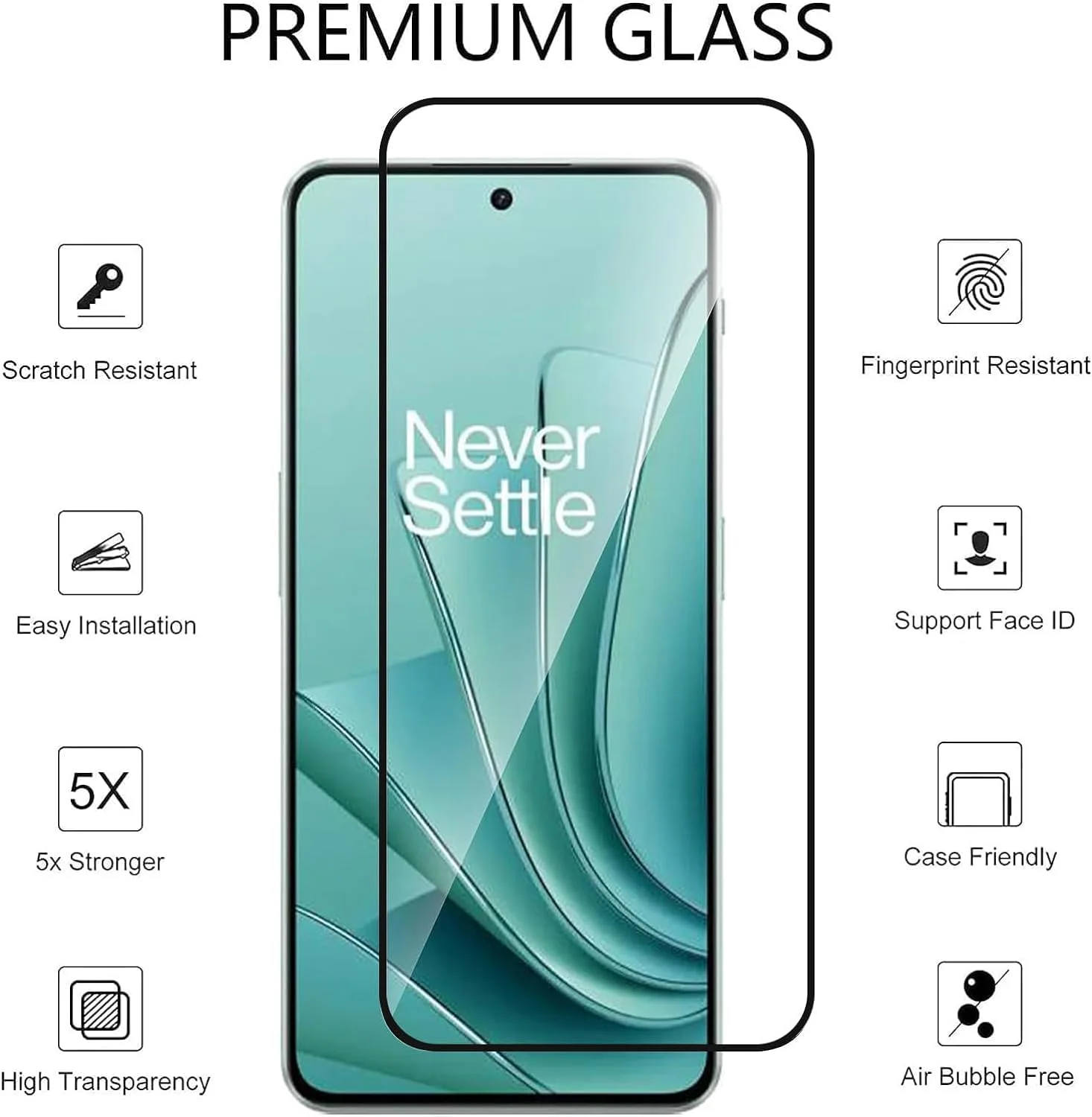محافظ صفحه نمایش شیشه ای و محافظ لنز دوربین کیایلی سازگار با OnePlus Nord 3 (بسته 2+2)، پوشش کامل سه بعدی، شیشه حرارت دیده 9H، ضد خش و شفافیت HD محافظ صفحه نمایش شیشه ای و محافظ لنز دوربین کیایلی سازگار با OnePlus Nord 3 (بسته 2+2)، پوشش کامل سه بعدی، شیشه حرارت دیده 9H، ضد خش و شفافیت HD