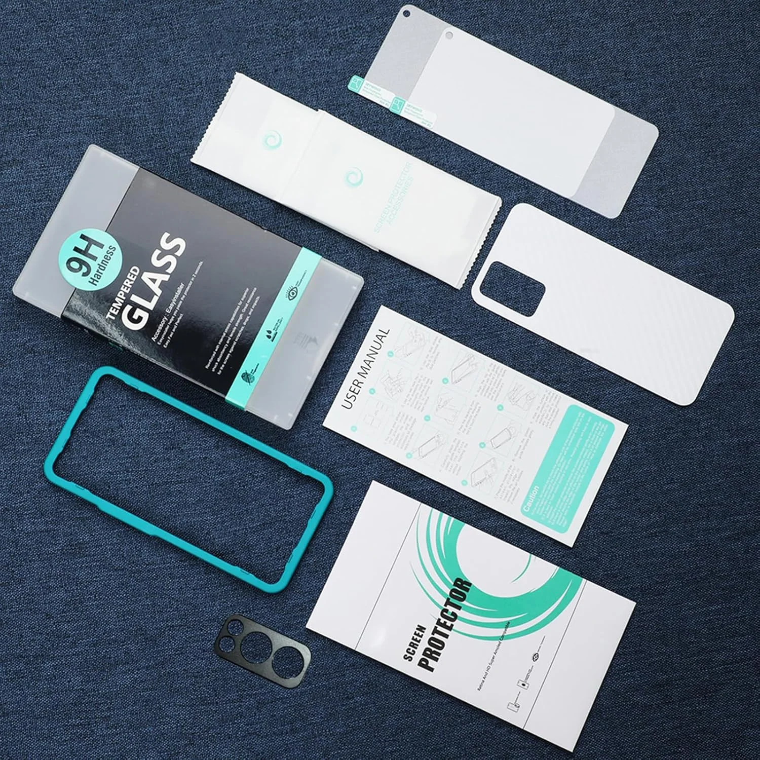 محافظ صفحه نمایش IBYWIND برای OnePlus Nord 2 5G، بسته 2 عددی شیشه حرارت دیده با سختی 9H، همراه با 1 عدد محافظ لنز دوربین، 1 عدد فیلم فیبر کربن پشت، نصب آسان محافظ صفحه نمایش IBYWIND برای OnePlus Nord 2 5G، بسته 2 عددی شیشه حرارت دیده با سختی 9H، همراه با 1 عدد محافظ لنز دوربین، 1 عدد فیلم فیبر کربن پشت، نصب آسان