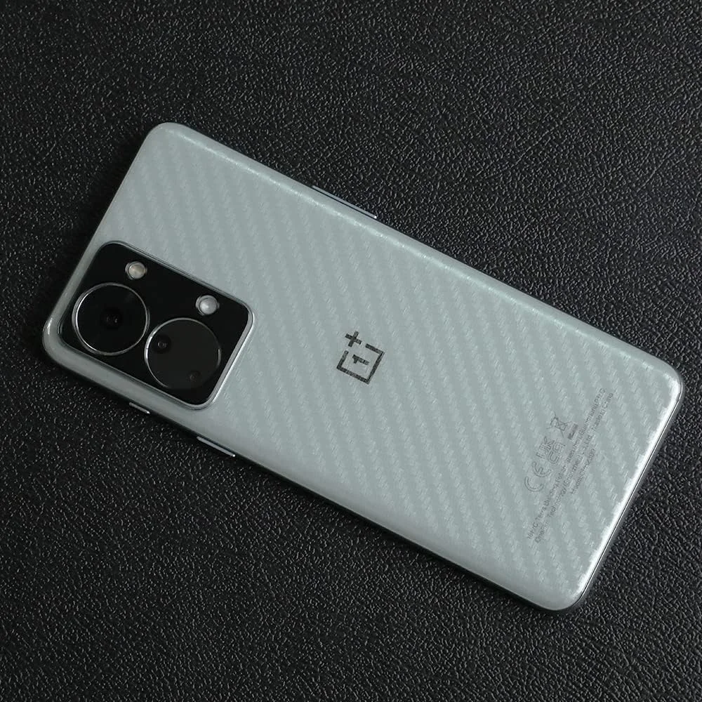 محافظ صفحه نمایش Ibywind برای OnePlus Nord 2T 5G (6.43 اینچ)، شامل 2 عدد شیشه حرارت دیده، 1 عدد محافظ لنز دوربین، 1 عدد فیلم فیبر کربنی پشتی [حسگر اثر انگشت، نصب آسان]