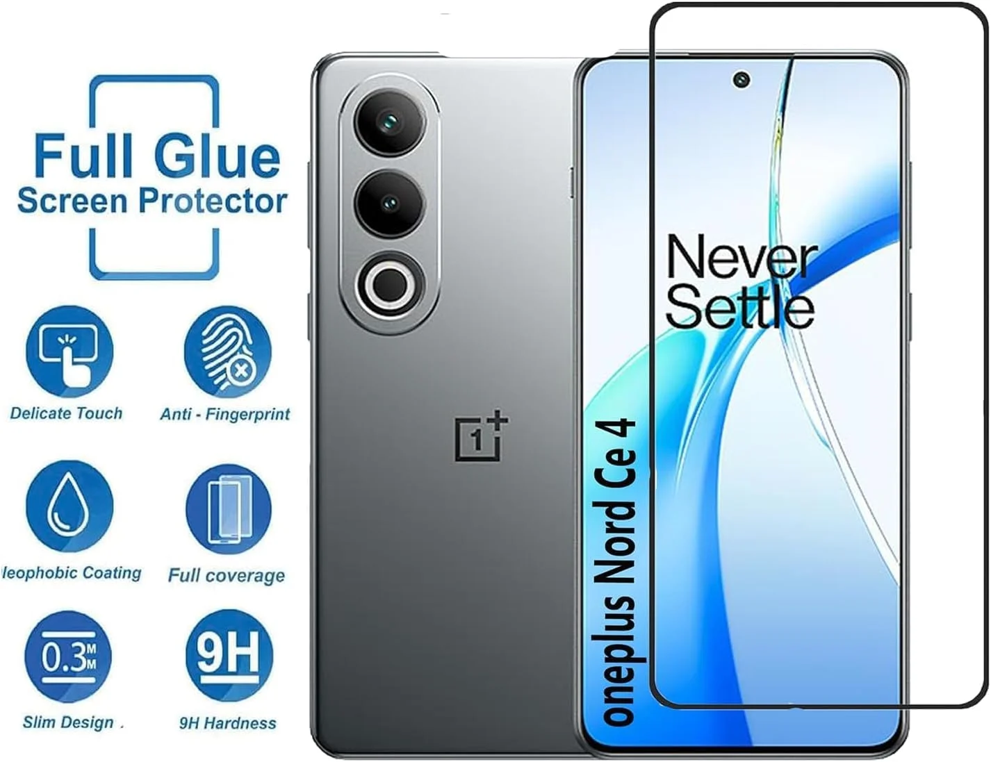 محافظ صفحه نمایش Zubitech برای Oneplus Nord CE 4 5G، محافظ صفحه شیشه ای حرارت دیده، شیشه لبه به لبه ضد اثر انگشت، شیشه صفحه نمایش ضد خش سه بعدی برای Oneplus Nord CE 4 محافظ صفحه نمایش Zubitech برای Oneplus Nord CE 4 5G، محافظ صفحه شیشه ای حرارت دیده، شیشه لبه به لبه ضد اثر انگشت، شیشه صفحه نمایش ضد خش سه بعدی برای Oneplus Nord CE 4