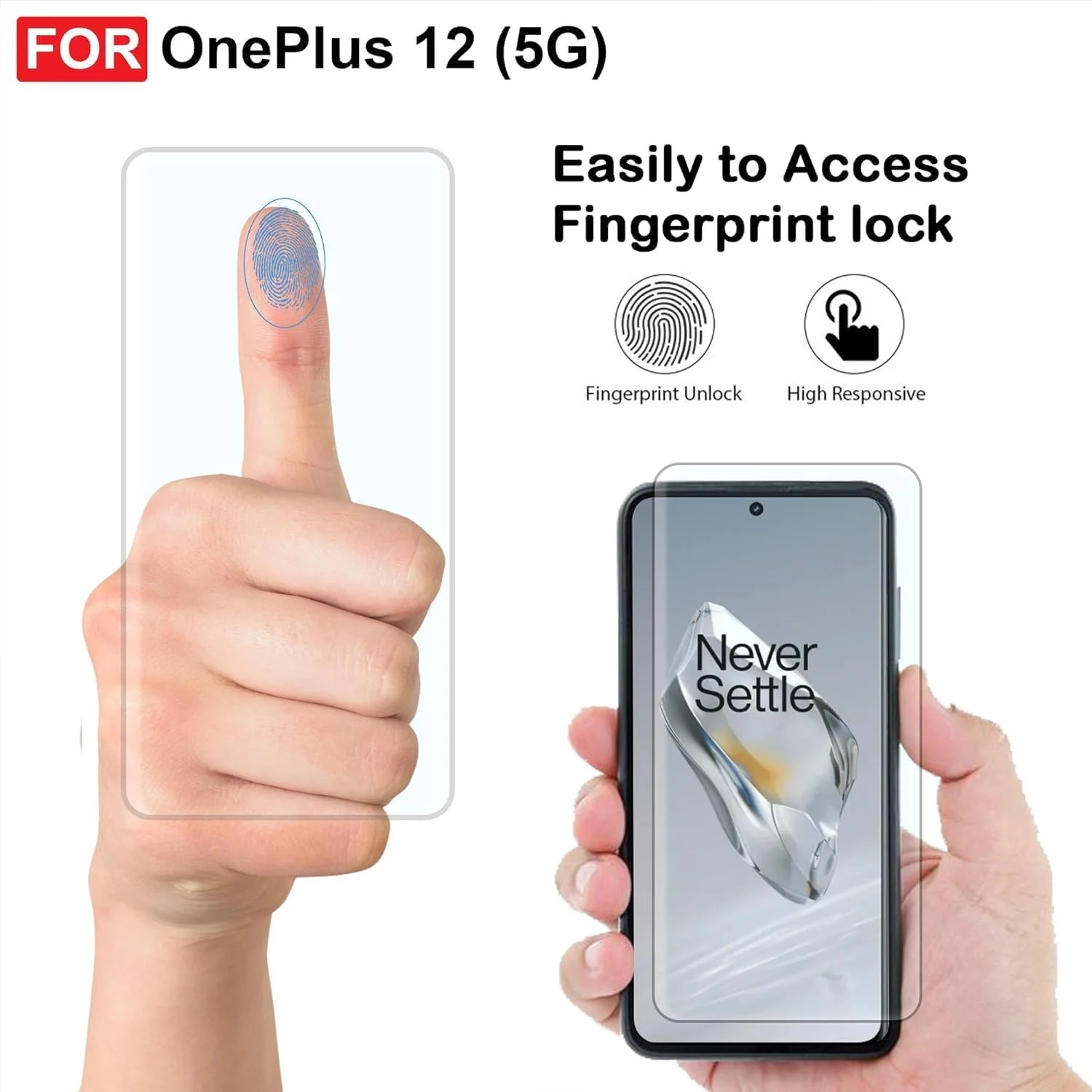 محافظ صفحه نمایش شیشه ای حرارت دیده Zubitech برای OnePlus 12 5G، چسب کامل UV، لبه به لبه، شیشه ای حرارت دیده منحنی سه بعدی، سازگار با اثر انگشت، ضد خش، سختی 9H برای OnePlus 12 5G محافظ صفحه نمایش شیشه ای حرارت دیده Zubitech برای OnePlus 12 5G، چسب کامل UV، لبه به لبه، شیشه ای حرارت دیده منحنی سه بعدی، سازگار با اثر انگشت، ضد خش، سختی 9H برای OnePlus 12 5G