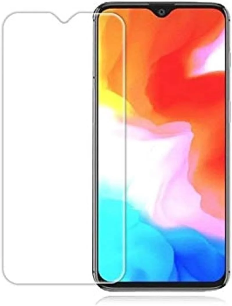 محافظ صفحه نمایش شیشه ای حرارت دیده OnePlus 6T، شیشه ضد ضربه - شفاف