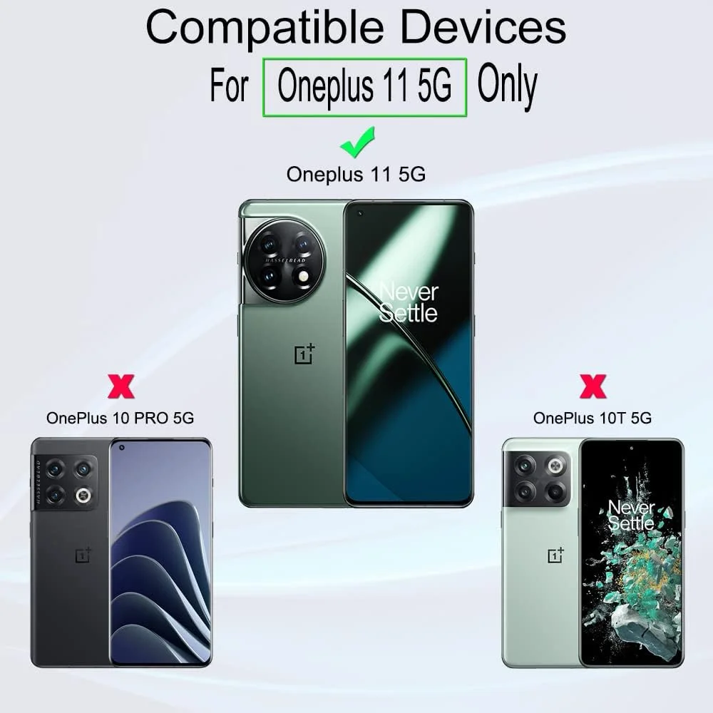 Ibywind 2 Pcs Screen Protector For Oneplus 11 5G 6.7",Flexible TPU Film,With 1Pc Camera Lens Protector,1Pc Back Film[Easy to install]