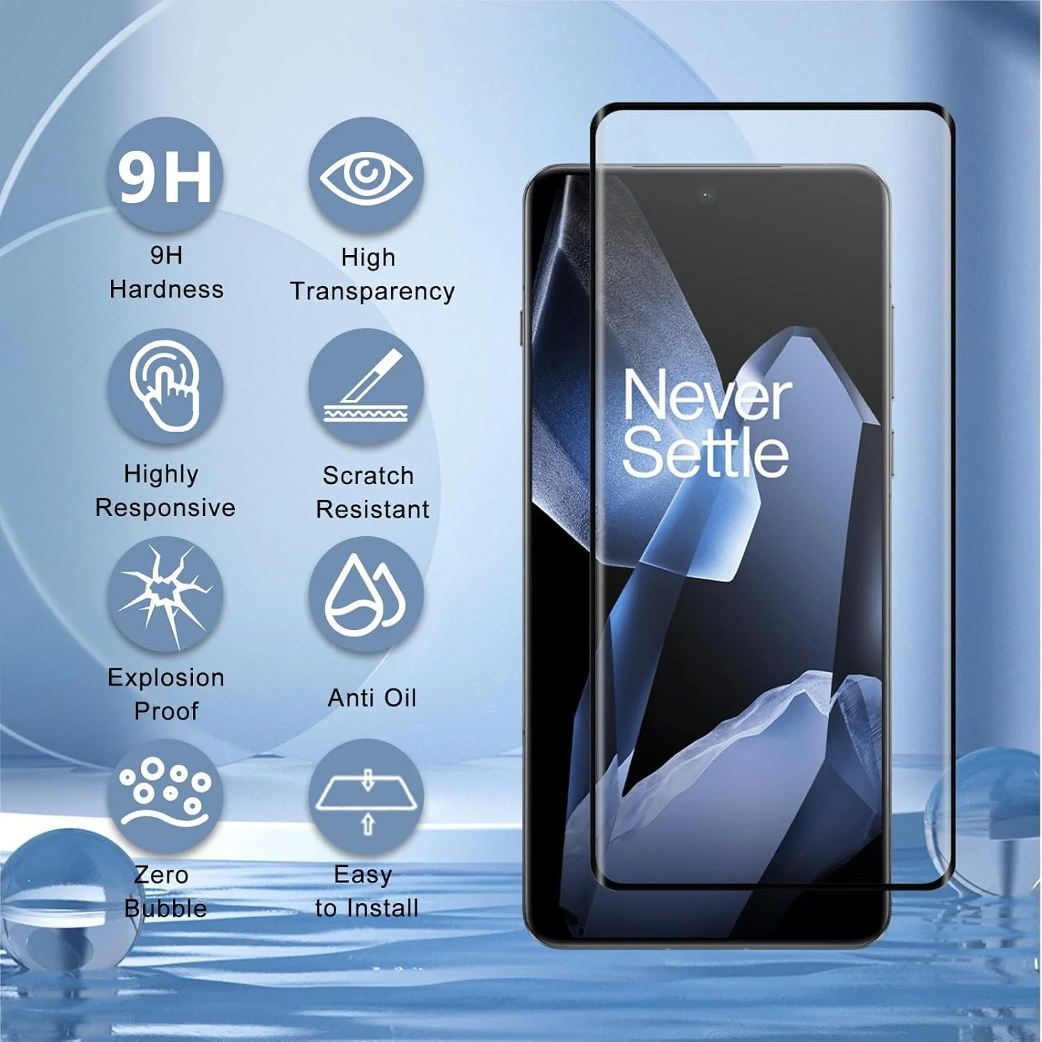 محافظ صفحه نمایش تمام چسب لبه به لبه HD شفاف ضد خش شیشه حرارت دیده برای وان پلاس 13 مشکی (5D مشکی) محافظ صفحه نمایش تمام چسب لبه به لبه HD شفاف ضد خش شیشه حرارت دیده برای وان پلاس 13 مشکی (5D مشکی)