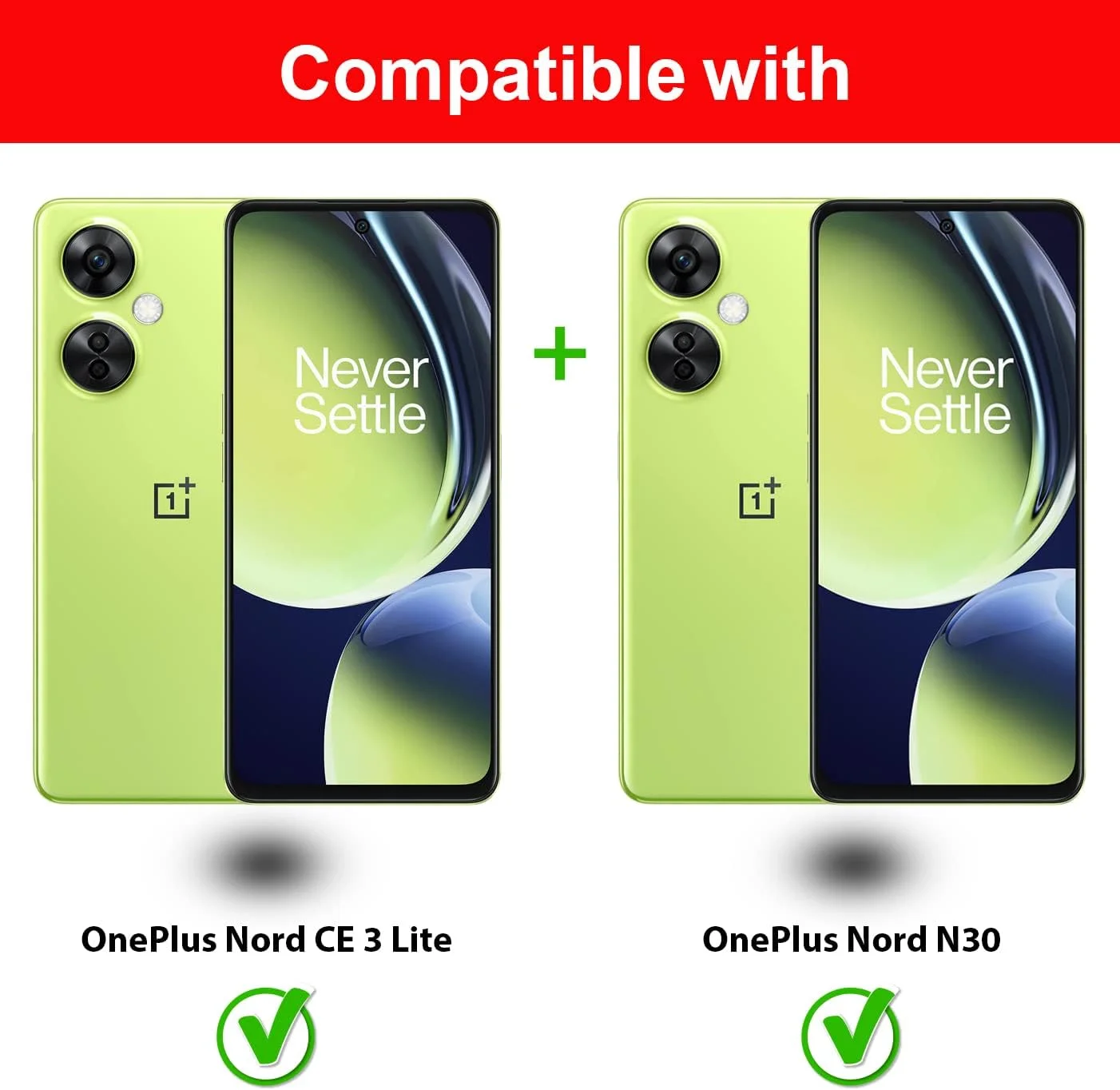 محافظ صفحه نمایش Al-HuTrusHi سازگار با OnePlus Nord CE 3 Lite / Nord N30 شیشه حرارت دیده [پوشش کامل HD] [نصب آسان] [حساس به لمس]